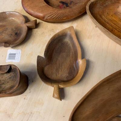 Mics wooden tiki pieces