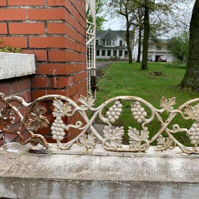 Wrought iron fencing