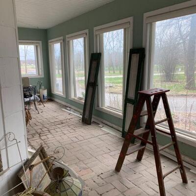 Larger sunroom vinyl windows