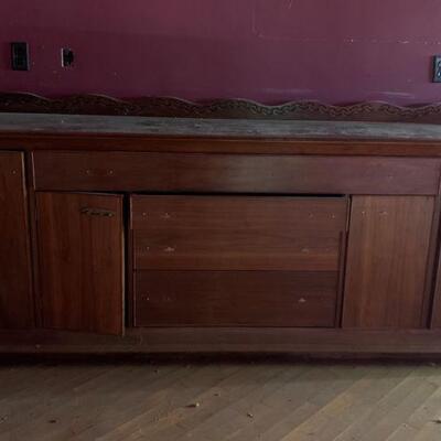 built in buffet