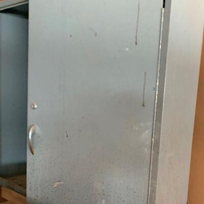 Garage wall tool cabinet