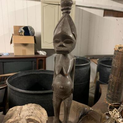 Fertility tiki/Polynesian wooden women