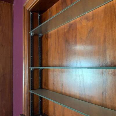 Glass shelves