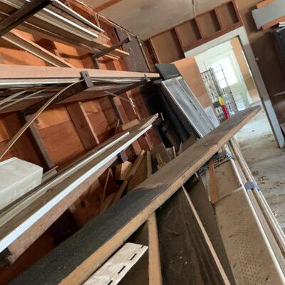 Misc wood, boards, floor trim