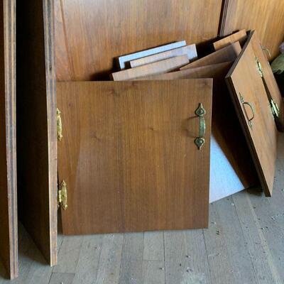 Old library wooden doors doors with hardware 