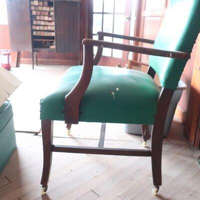 Vintage Chair with wheels
