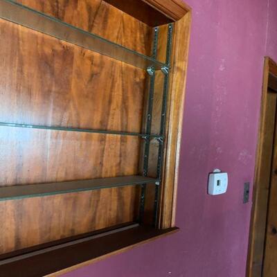 Glass shelves 