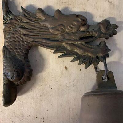 Vintage dragon entry bell