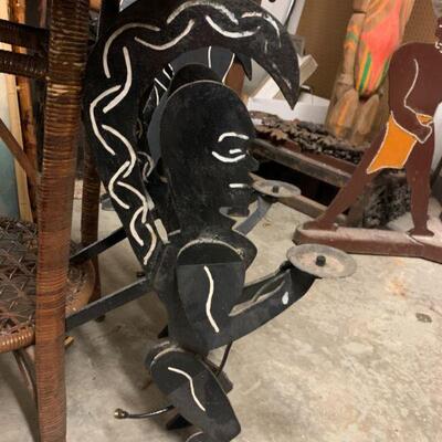 Iron ? Gas tiki Polynesian burners