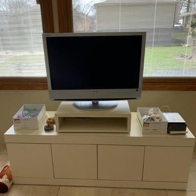 TV and storage cabinet