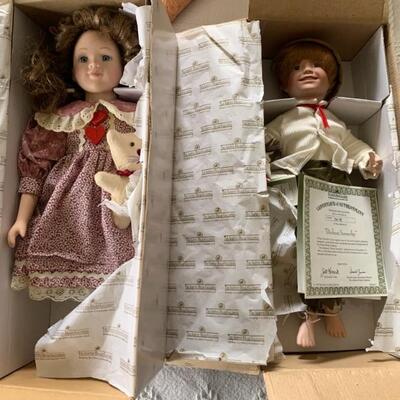 2 of 6 Aston-Drake dolls, new in box