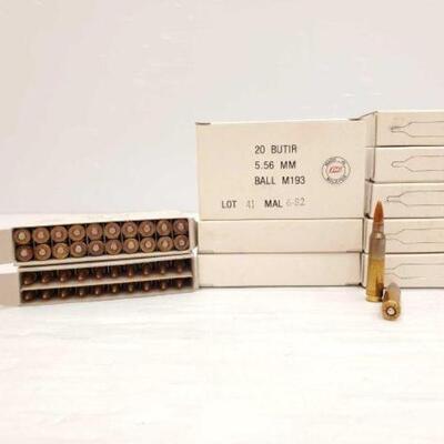 #930 â€¢ 200 Rounds of 5.56mm Ammo