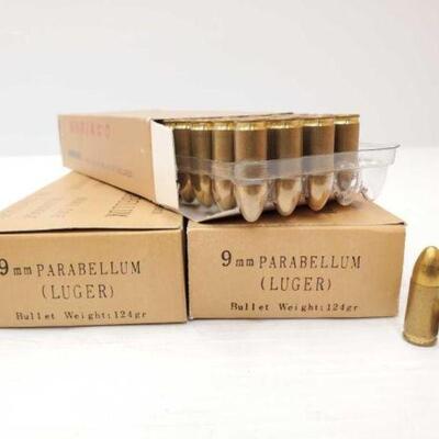 #894 â€¢ 150 Rounds of 150 Rounds of 9mm Parabellum