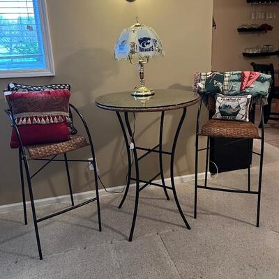 We are offer two sets of these like new pub tables and stools!