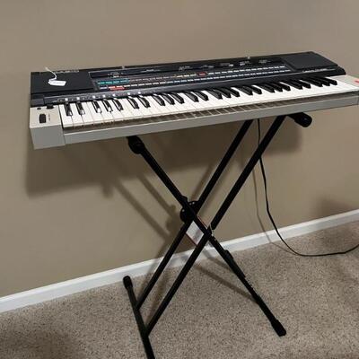 Casio keyboard and stand