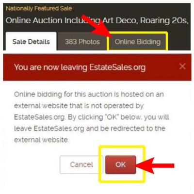 How to get to auction page