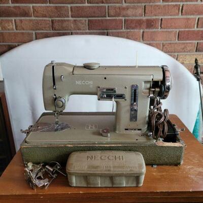 vintage Necchi sewing machine 