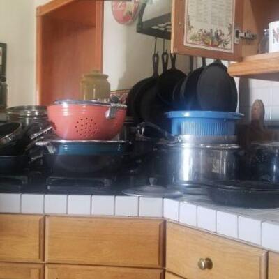 cast iron skillets and fiesta cook ware