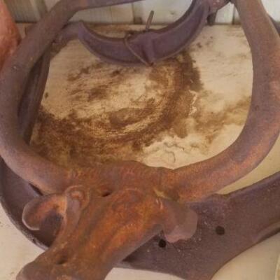 old cast iron door knocker