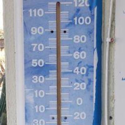 mail pouch old advertizing thermometer