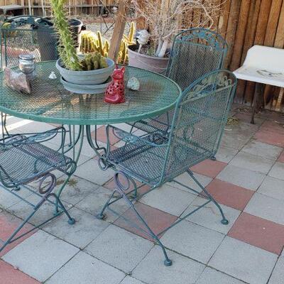 patio set antique sink