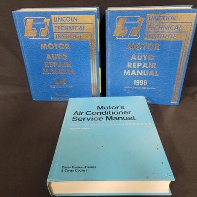 (3) 1990's Era Lincooln Auto Repair Manuals