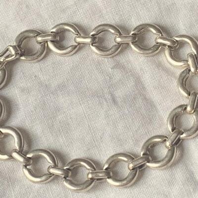 Sterling Silver Taxco Mexico Linked Bracelet 25g