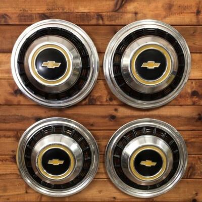 (4) Set of Wheel Covers from Chevy Motorhome