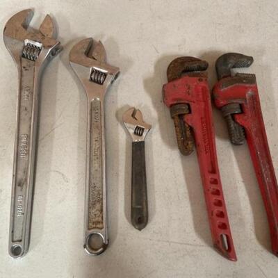 (5) Lot of Wrenches, as pictured