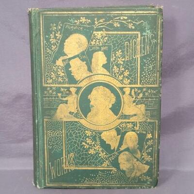 Antique Book 1870: The Works of Charles Dickens