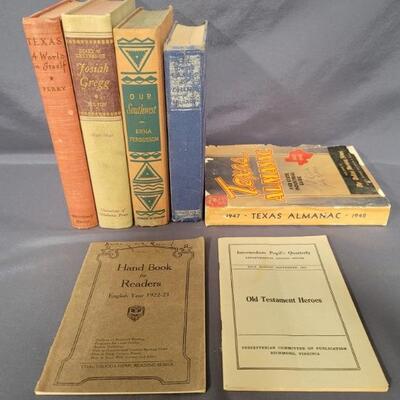 (7) Vintage Books: 4- Hard Cover, 1- Paperback, &
2- Handbooks