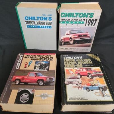 (4) 1980's & 90's Trucks & Vans Service Manuals