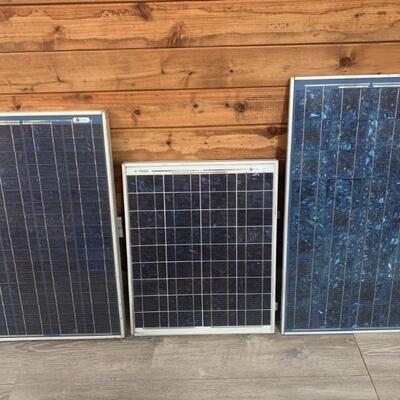 (3) Solar Panels