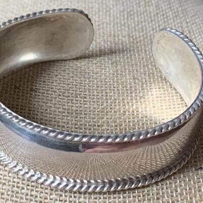 Sterling Silver Cuff Bracelet - 20g
