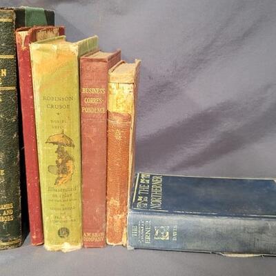 (6) Antique Books from 1874 to 1911, as pictured