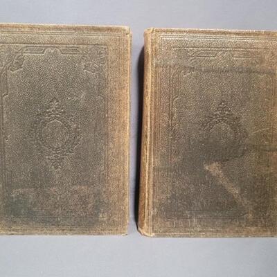 (2) Antique Books-1880-1890-Biblical Commentaries