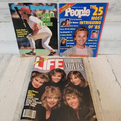 (3) 1980's Era Entertainment & Sports Magazines