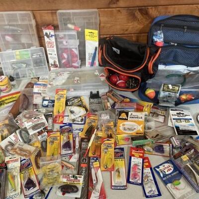 Huge Lot of Fishing Gear, Tackle, Accessories