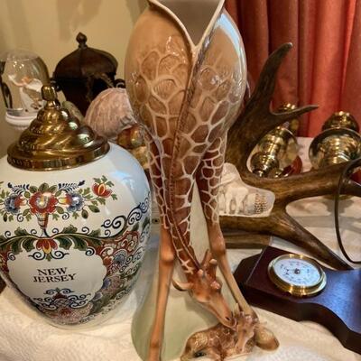 Franz Porcelain Vase Endless Beauty Giraffe