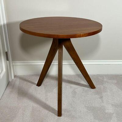 WEST ELM TRIPOD TABLE | h. 30 x dia. 30 in.