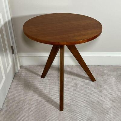 WEST ELM TRIPOD TABLE | h. 30 x dia. 30 in.