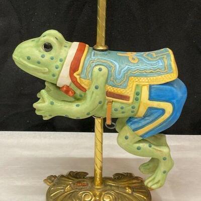 https://www.ebay.com/itm/115341710862	LB1001 COLLECTIBLE AMERICAN CAROUSEL BY TOBIN FRALEY 2ND ED GREEN FROG FIGURINE		Auction Starts...