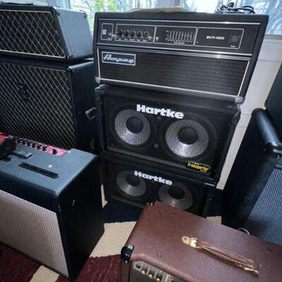 Ampeg Bass Stack with Hartke Cabs