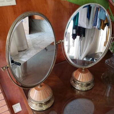 Two-way Mirrors, swivel. Approx 20-1/2â€h