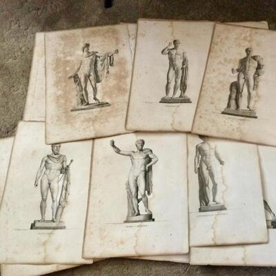 Grecian statue prints