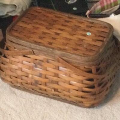 Nice covered picnic basket