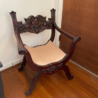 Carved antique chair