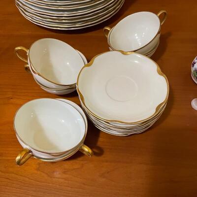 Limoges cups and saucers