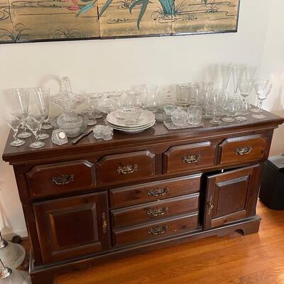 Lots and lots of vintage princess house crystal 