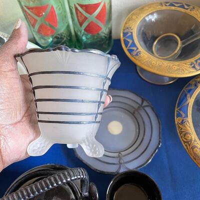 Sterling silver bowl and underplate
